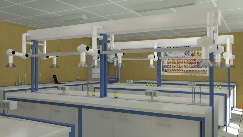 Laboratorio di chimica - Vista 1